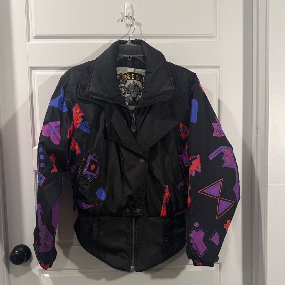 vintage Nils 80’s geometric ski jacket
Medium